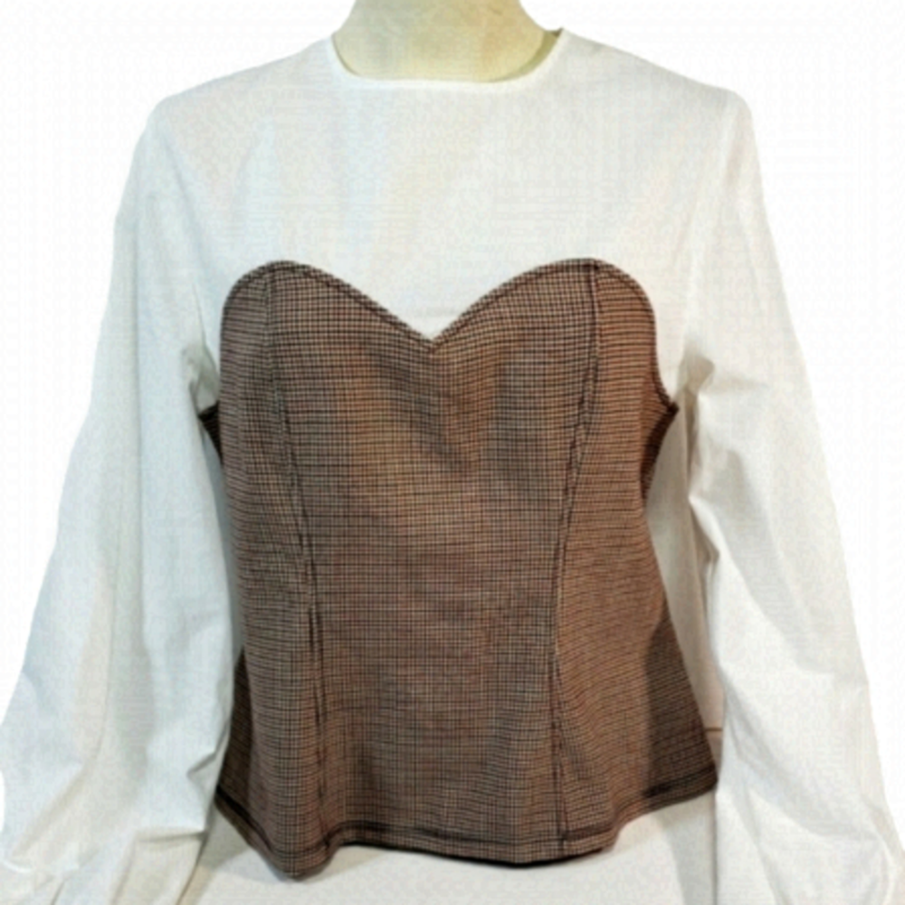 H&M Long Sleeve Peasant Blouse